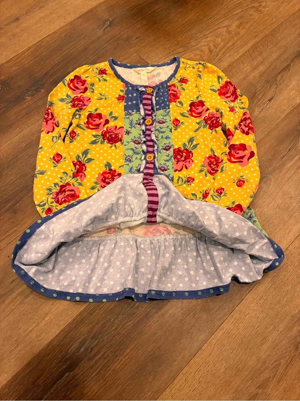 Matilda Jane Setting Sun Tunic Choose Your Own Path Shirt Fall Floral 8 Girl